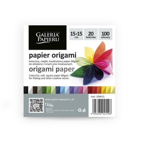 Origami Argo papier mix 15x15 (208015) Origami Argo papier mix 15x15 (208015)