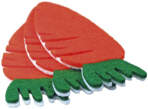 Ozdoba filcowa Titanum Craft-Fun Series marchewki (21HY1012) Ozdoba filcowa Titanum Craft-Fun Series marchewki (21HY1012)