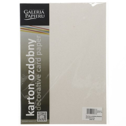 Papier ozdobny (wizytówkowy) Galeria Papieru nature A4 beżowy 220g (204716) Papier ozdobny (wizytówkowy) Galeria Papieru nature A4 beżowy 220g (204716)