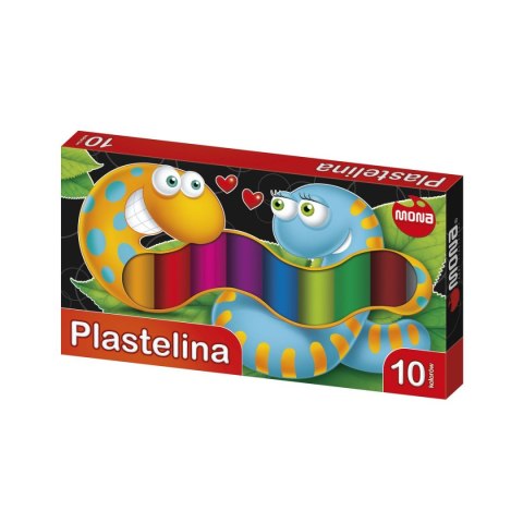 Plastelina Mona 10 kol. mix Plastelina Mona 10 kol. mix