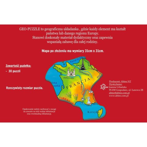 Puzzle (nd) geo puzzle Europa 30 el. Puzzle (nd) geo puzzle Europa 30 el.