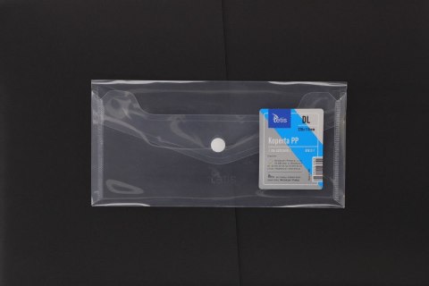 Teczka plastikowa na zatrzask transparentna koperta pp DL DL transparentna Tetis (BT612-T) Teczka plastikowa na zatrzask transparentna koperta pp DL DL transparentna Tetis (BT612-T)