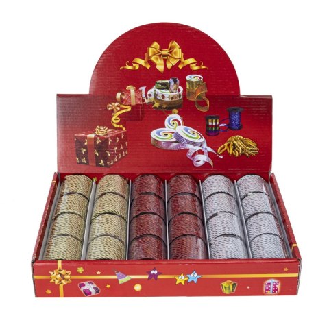 Wstążka Rozette Wstążka złoto/czerwień/srebro 3m mix (5907354131709) Wstążka Rozette Wstążka złoto/czerwień/srebro 3m mix (5907354131709)