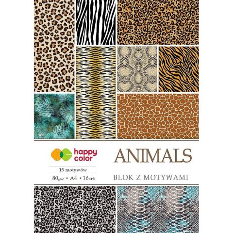 Blok artystyczny Happy Color A4 80g 15k (HA 3808 2030-M) Blok artystyczny Happy Color A4 80g 15k (HA 3808 2030-M)