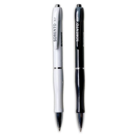 Długopis olejowy Penmate Sorento Black & White niebieski 0,5mm (TT7164) Długopis olejowy Penmate Sorento Black & White niebieski 0,5mm (TT7164)