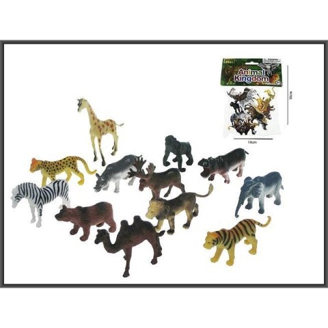Figurka zwierzęta dzikie Zwierzak 12 szt (p9606) Figurka zwierzęta dzikie Zwierzak 12 szt (p9606)