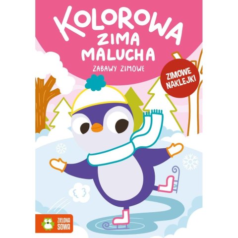 Książeczka edukacyjna Zielona Sowa Kolorowa zima malucha. Zabawy zimowe Książeczka edukacyjna Zielona Sowa Kolorowa zima malucha. Zabawy zimowe