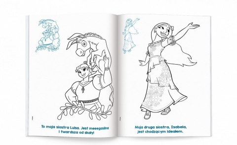 Książka dla dzieci Ameet Nasze magiczne Encanto Kolorowanka z Naklejkami Książka dla dzieci Ameet Nasze magiczne Encanto Kolorowanka z Naklejkami