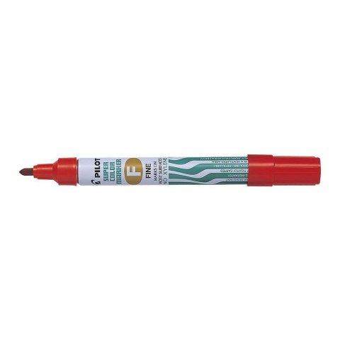 Marker permanentny Pilot, czerwony 1,0mm okrągła końcówka (SCA-F-R) Marker permanentny Pilot, czerwony 1,0mm okrągła końcówka (SCA-F-R)
