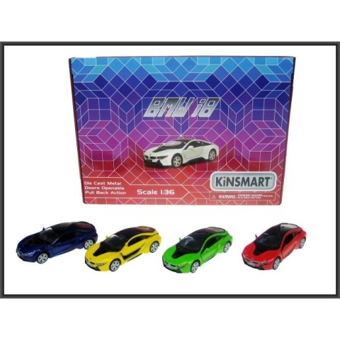 Samochód Hipo BMW I8 1:36 (HXKT227) Samochód Hipo BMW I8 1:36 (HXKT227)
