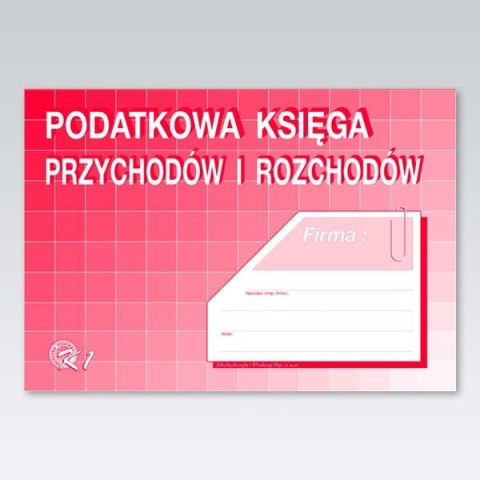 Druk offsetowy Michalczyk i Prokop Podatkowa księga przychodów i rozchodów A4 48k. (K-1u) Druk offsetowy Michalczyk i Prokop Podatkowa księga przychodów i rozchodów A4 48k. (K-1u)