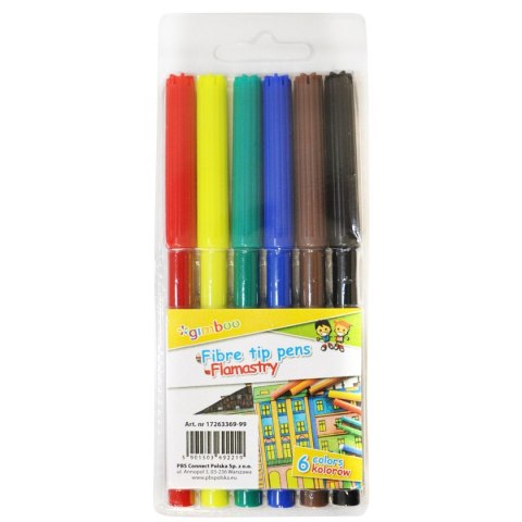 Flamaster Gimboo 6 kol. (17263369-99) Flamaster Gimboo 6 kol. (17263369-99)