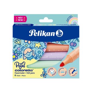 Flamaster Pelikan Colorella Super Pastel 6 kol. (818063)