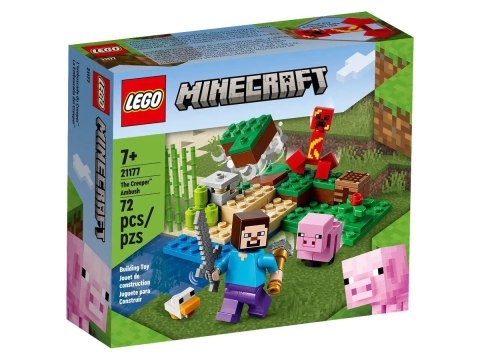 Klocki konstrukcyjne Lego Minecraft zasadzka Creepera (21177) Klocki konstrukcyjne Lego Minecraft zasadzka Creepera (21177)