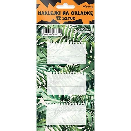 Naklejka na zeszyt Henry Monstera (5905701481712) Naklejka na zeszyt Henry Monstera (5905701481712)