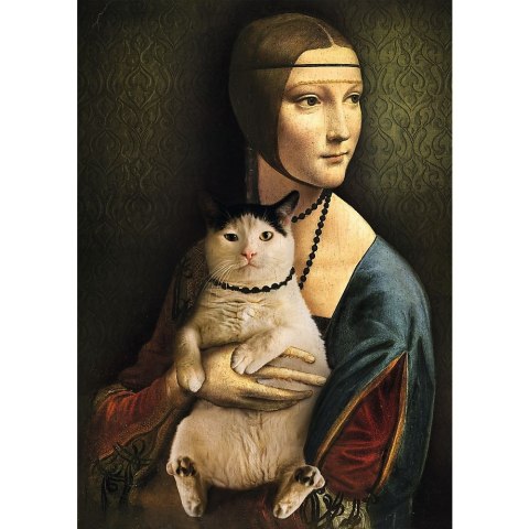 Puzzle Trefl Dama z kotem 1000 el. (10663) Puzzle Trefl Dama z kotem 1000 el. (10663)