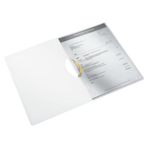 Skoroszyt Leitz Wow ColorClip A4 żółty PVC PCW (41850016) Skoroszyt Leitz Wow ColorClip A4 żółty PVC PCW (41850016)