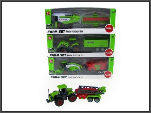 Traktor Hipo lub kombajn z przyczepą 16cm 4-rodzaje (HXSQ06) Traktor Hipo lub kombajn z przyczepą 16cm 4-rodzaje (HXSQ06)