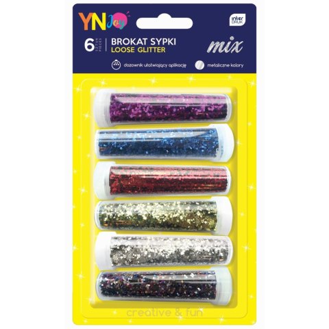 Brokat Interdruk SYPKI kolor: mix 6 kolor. (IBRO7MIX) Brokat Interdruk SYPKI kolor: mix 6 kolor. (IBRO7MIX)