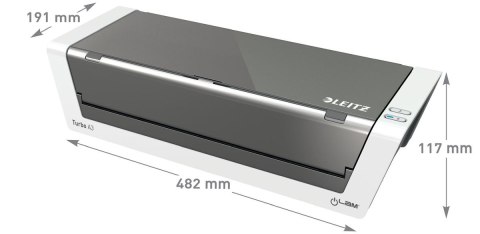 Laminator Leitz iLAM Touch 2 TURBO A3 biało-szary (75200000)