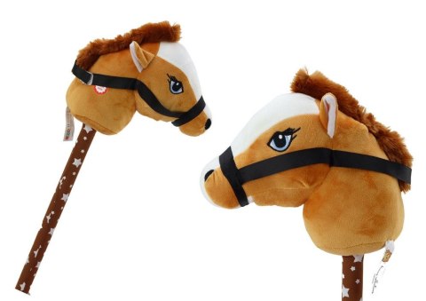 Pluszak interaktywny Lean Głowa Konia Na Kiju Hobby Horse Koń Krótkowłosy Brązowy Dźwięki (19537) Pluszak interaktywny Lean Głowa Konia Na Kiju Hobby Horse Koń Krótkowłosy Brązowy Dźwięki (19537)
