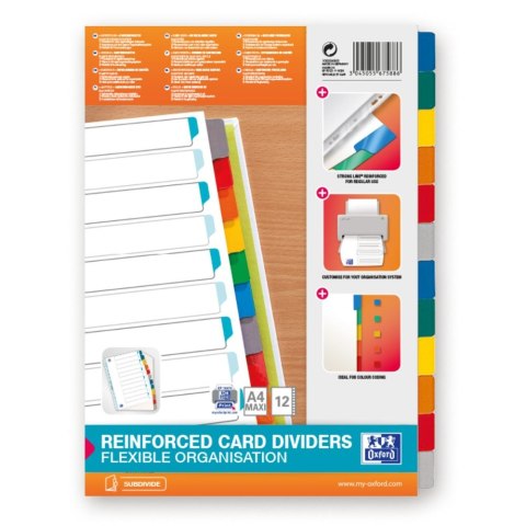 Przekładka czysta Oxford Mylar A4+ biała 170g 12k (100204983) Przekładka czysta Oxford Mylar A4+ biała 170g 12k (100204983)