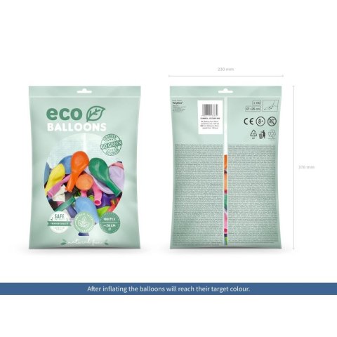 Balon gumowy Partydeco Pastel Eco Balloons mix 260mm (ECO26P-000) Balon gumowy Partydeco Pastel Eco Balloons mix 260mm (ECO26P-000)