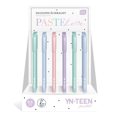 Długopis wymazywalny Noster pastelowe niebieski 0,5mm (5902277295293) Długopis wymazywalny Noster pastelowe niebieski 0,5mm (5902277295293)
