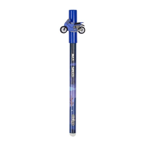 Długopis wymazywalny Strigo motocykle 5902315577596 niebieski 0,5mm (SSC196) Długopis wymazywalny Strigo motocykle 5902315577596 niebieski 0,5mm (SSC196)