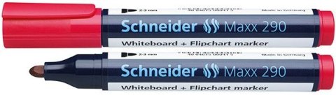Marker suchościeralny Schneider Maxx 290, czerwony 2,0-3,0mm okrągła końcówka (SR129002) Marker suchościeralny Schneider Maxx 290, czerwony 2,0-3,0mm okrągła końcówka (SR129002)