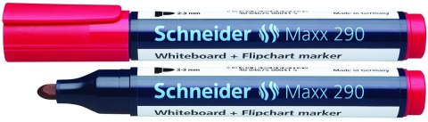 Marker suchościeralny Schneider Maxx 290, czerwony 2,0-3,0mm okrągła końcówka (SR129002) Marker suchościeralny Schneider Maxx 290, czerwony 2,0-3,0mm okrągła końcówka (SR129002)