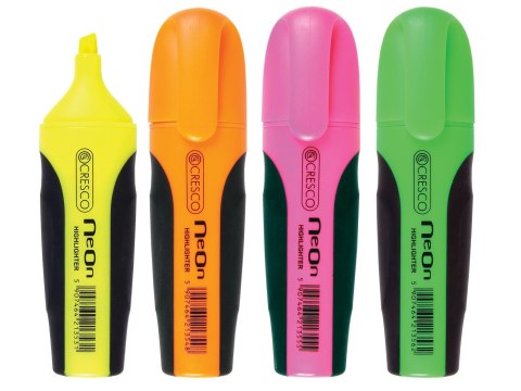 Zakreślacz Cresco NEON, 4 kolory 1,0-5,0mm (270044) Zakreślacz Cresco NEON, 4 kolory 1,0-5,0mm (270044)
