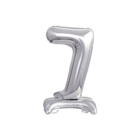 Balon foliowy Godan cyfra 7 stojąca 38cm, srebrny (BC-ATS7) Balon foliowy Godan cyfra 7 stojąca 38cm, srebrny (BC-ATS7)