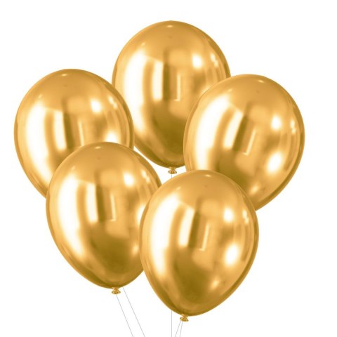 Balon gumowy Arpex efekt chromu - niebieskie mix 300mm (K2718) Balon gumowy Arpex efekt chromu - niebieskie mix 300mm (K2718)