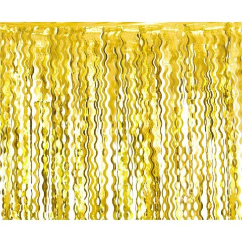 Dekoracja Godan Kurtyna B&C Spirale, metaliczna złota, 100x200 cm (SH-KSPZ) Dekoracja Godan Kurtyna B&C Spirale, metaliczna złota, 100x200 cm (SH-KSPZ)