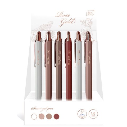 Długopis standardowy Interdruk ROSE GOLD niebieski 1,0mm (5902277313263) Długopis standardowy Interdruk ROSE GOLD niebieski 1,0mm (5902277313263)