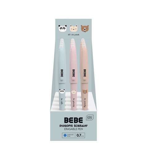 Długopis wymazywalny Bebe BB Friends Girls ze skuwką 5902277331830 niebieski 0,7mm (profilowany) Długopis wymazywalny Bebe BB Friends Girls ze skuwką 5902277331830 niebieski 0,7mm (profilowany)