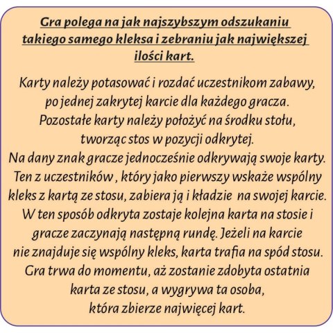 Gra karciana Abino KLEKSY I PLAMY KLEKSY I PLAMY Gra karciana Abino KLEKSY I PLAMY KLEKSY I PLAMY