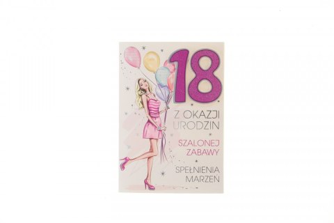 Kartka składana Pol-mak 18-stka B6 (B6GE_18) Kartka składana Pol-mak 18-stka B6 (B6GE_18)