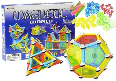 Klocki magnetyczne Lean 110 elementów (960) Klocki magnetyczne Lean 110 elementów (960)