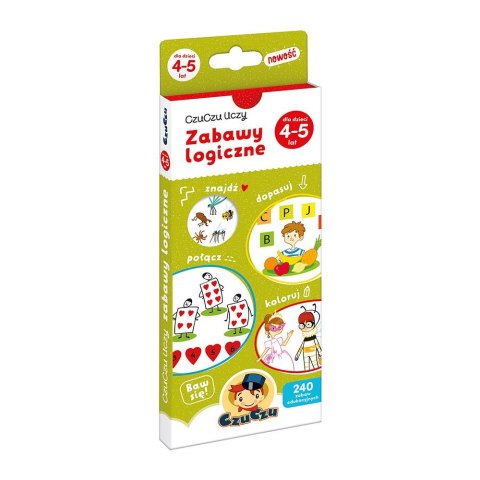Książeczka edukacyjna Czuczu zabawy logiczne 4-5 lat (9788366762367) Książeczka edukacyjna Czuczu zabawy logiczne 4-5 lat (9788366762367)