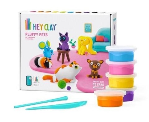 Masa plastyczna dla dzieci Tm Toys Hey Clay puchate zwierzęta mix (HCL15023) Masa plastyczna dla dzieci Tm Toys Hey Clay puchate zwierzęta mix (HCL15023)