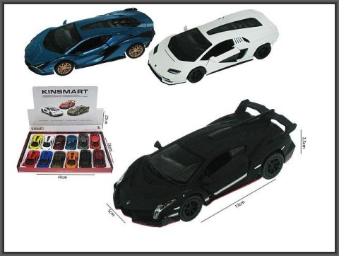 Samochód Hipo Lamborghini Collection 13cm z napędem i z otwieranymi drzwiami (HXKT267) Samochód Hipo Lamborghini Collection 13cm z napędem i z otwieranymi drzwiami (HXKT267)