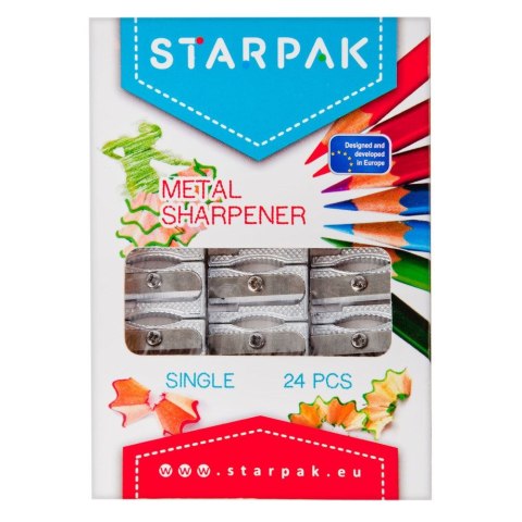 Temperówka Starpak czarny metal (413979) Temperówka Starpak czarny metal (413979)