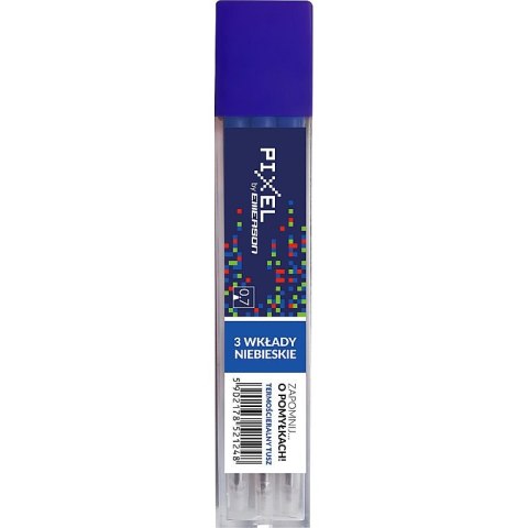 Wkład do cienkopisu Emerson termościeralnego pixel 0,7 mm niebieski, niebieski 0,7mm (p-wkdnie-20x3) Wkład do cienkopisu Emerson termościeralnego pixel 0,7 mm niebieski, niebieski 0,7mm (p-wkdnie-20x3)