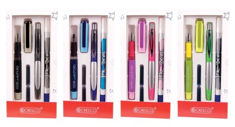 Zestaw piśmienniczy Cresco GO PEN COLOR P+D+W+ 2 naboje (2020399) Zestaw piśmienniczy Cresco GO PEN COLOR P+D+W+ 2 naboje (2020399)
