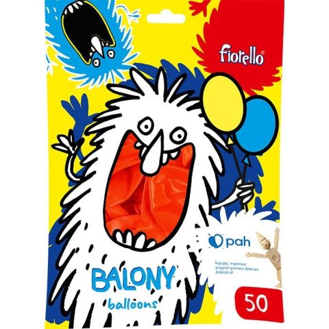 Balon gumowy Fiorello metaliczny czerwony 12cal (170-2634) Balon gumowy Fiorello metaliczny czerwony 12cal (170-2634)