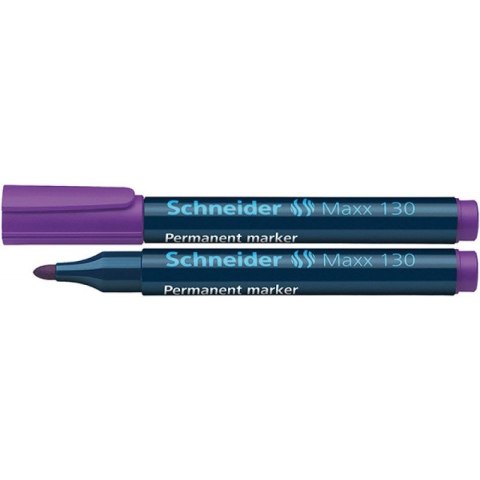 Marker permanentny Schneider Maxx 130, fiolet 1,0-3,0mm okrągła końcówka (113008) Marker permanentny Schneider Maxx 130, fiolet 1,0-3,0mm okrągła końcówka (113008)