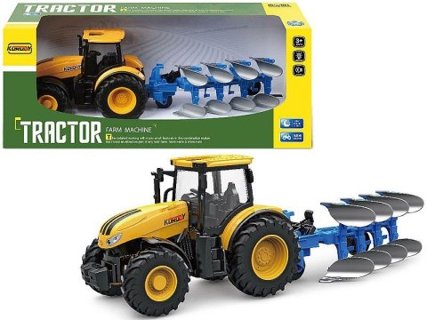 Traktor Adar z maszyną rolniczą, światło, dźwięk, napęd na koło zam (587014) Traktor Adar z maszyną rolniczą, światło, dźwięk, napęd na koło zam (587014)