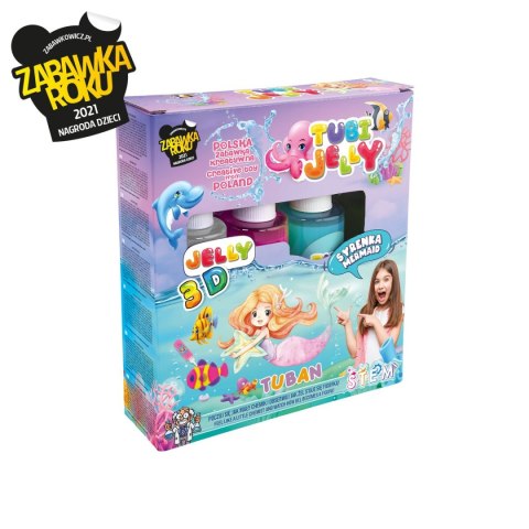 Zestaw kreatywny Tuban TUBI JELLY 3 KOLORY SYRENKA (TU 3316) Zestaw kreatywny Tuban TUBI JELLY 3 KOLORY SYRENKA (TU 3316)